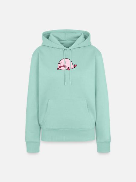 Blobfisch Fisch - Frauen Premium Bio Hoodie - Mint 