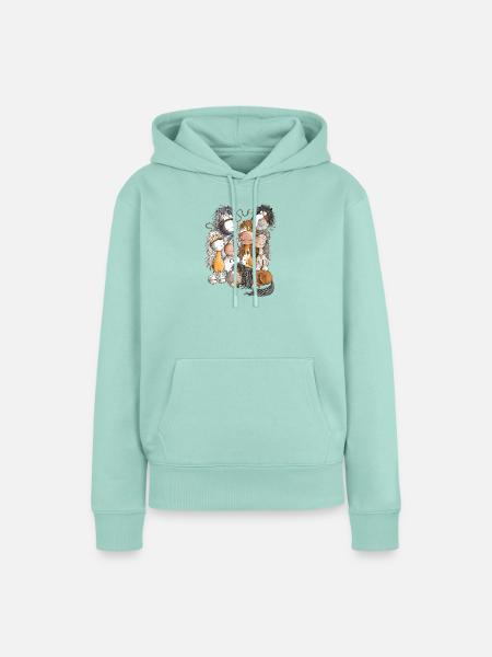 Pferdehaufen Pferde Team Herde Pferd - Frauen Premium Bio Hoodie - Mint
