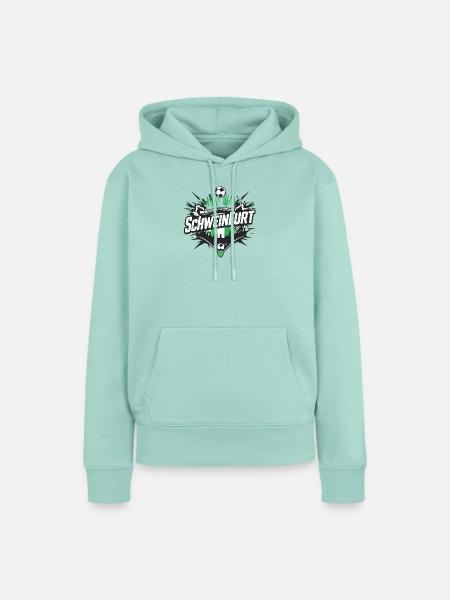 Schweinfurt Fussball - Frauen Premium Bio Hoodie - Mint 