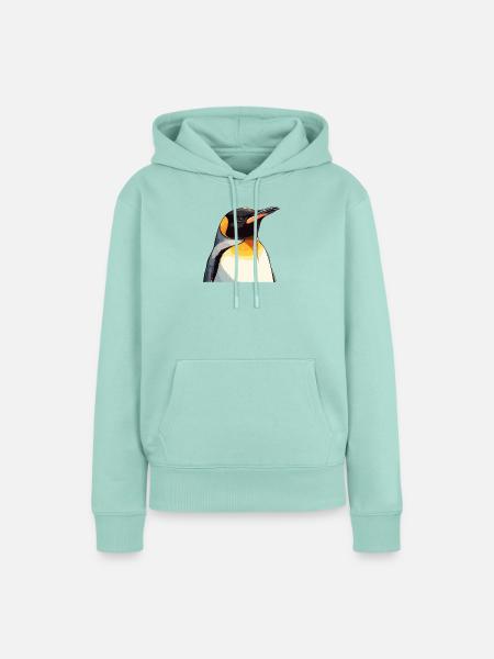 Pinguine Pinguin - Frauen Premium Bio Hoodie - Mint