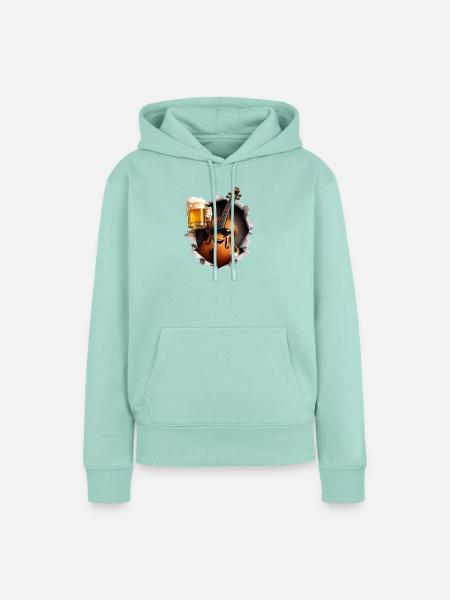 Cello Bier - Frauen Premium Bio Hoodie - Mint
