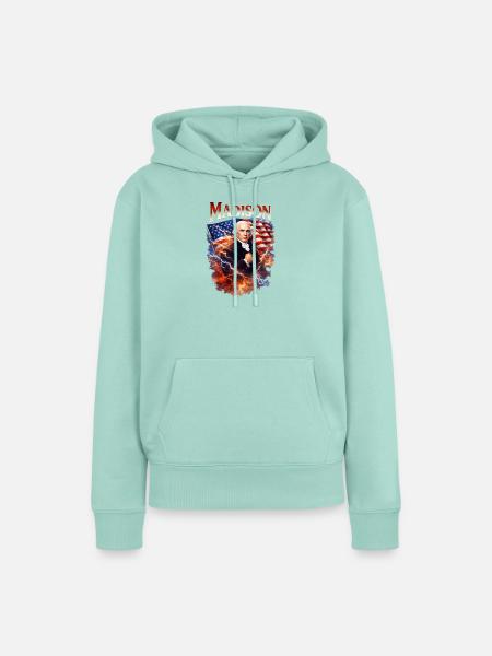 Madison Patriot Sturm - Frauen Premium Bio Hoodie - Mint