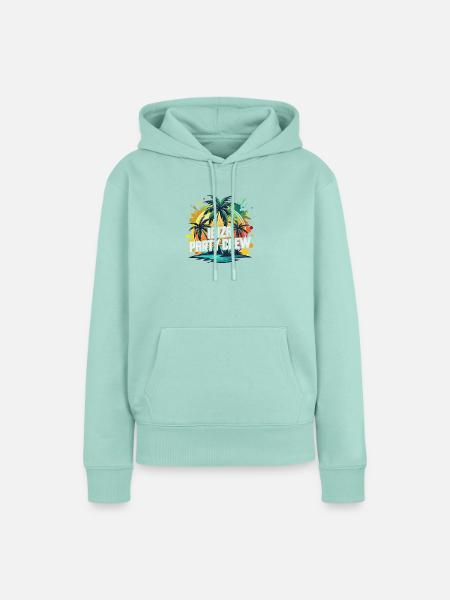 Ibiza Party Crew - Frauen Premium Bio Hoodie - Mint 