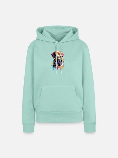 Viszla - Frauen Premium Bio Hoodie - Mint