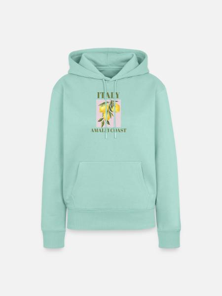 Italien Amalfiküste Urlaub Strand Zitronen Mode - Frauen Premium Bio Hoodie - Mint 