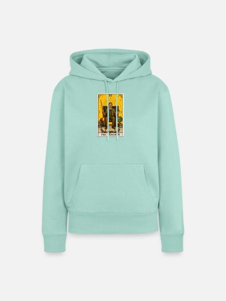 Lehrer | Schule Beruf Tarot - Frauen Premium Bio Hoodie - Mint