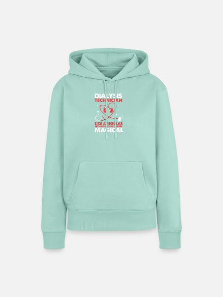 Dialyse-Techniker - Frauen Premium Bio Hoodie - Mint 