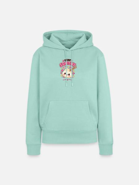 Stay Squishy Dumpling - Frauen Premium Bio Hoodie - Mint 