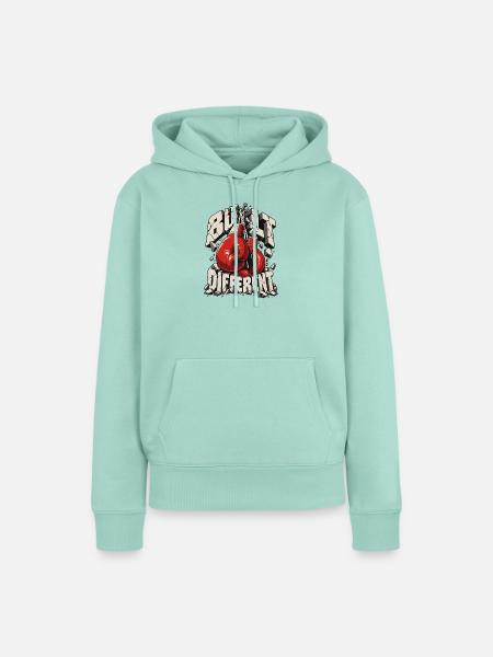 Bruchstein Boxen Kraft-Punch - Frauen Premium Bio Hoodie - Mint