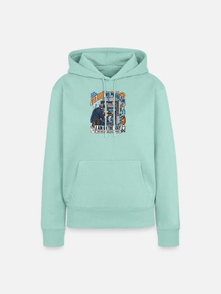 Kein Hitzeproblem Kaffee-Technik - Frauen Premium Bio Hoodie - Mint