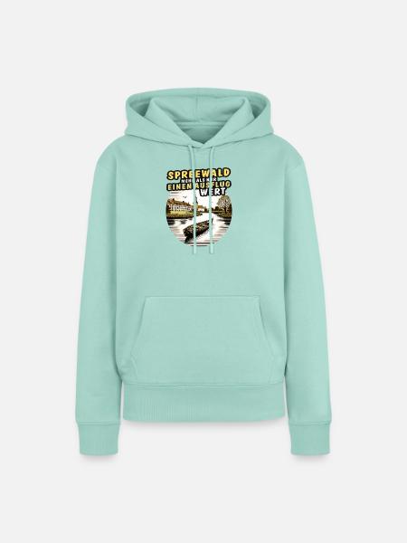 SPREEWALD AUSFLUG - Frauen Premium Bio Hoodie - Mint