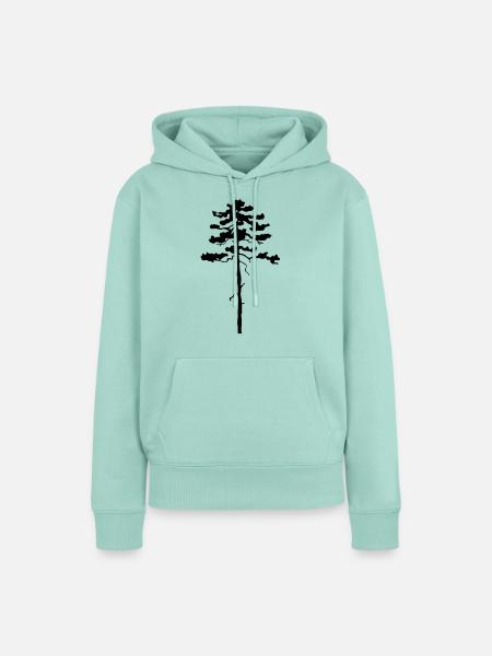 Tree Pine - Frauen Premium Bio Hoodie - Mint 