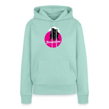 Forrozeiras – Tanzende Capybaras | Forro Statement - Frauen Premium Bio Hoodie - Mint  - Vorne - Julia (174cm)