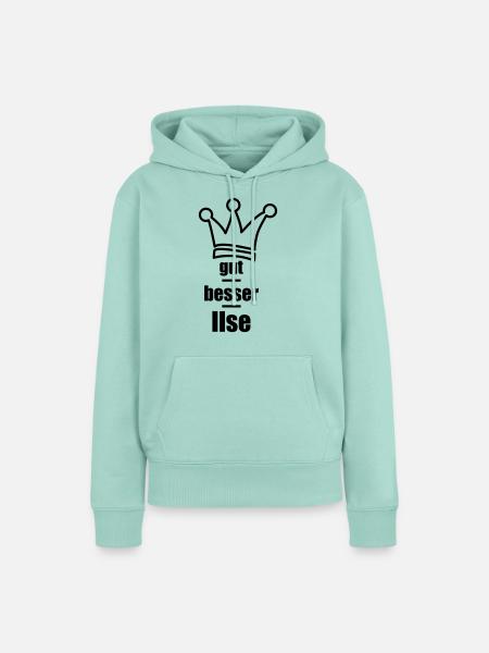 Ilse - Frauen Premium Bio Hoodie - Mint 