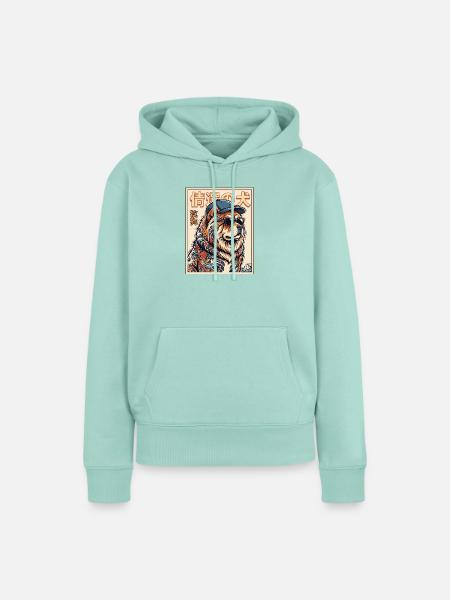 Chow Chow  - Frauen Premium Bio Hoodie - Mint 
