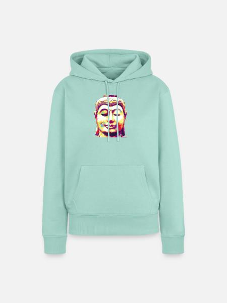 Buddha - Frauen Premium Bio Hoodie - Mint 
