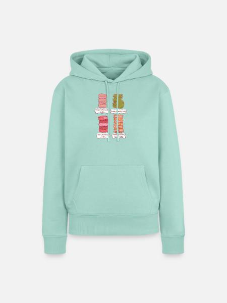 Pastellcookies Stack-Design - Frauen Premium Bio Hoodie - Mint