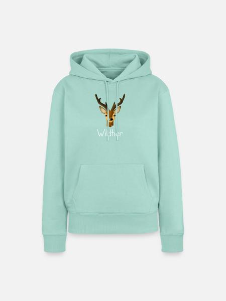 Wildtier - Frauen Premium Bio Hoodie - Mint