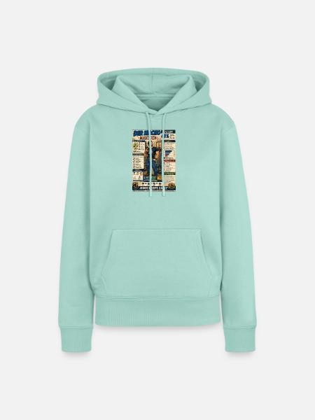Der Macho – jeder Bizeps zählt - Frauen Premium Bio Hoodie - Mint 