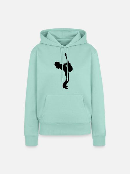 guitar player - Frauen Premium Bio Hoodie - Mint