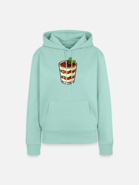 Tiramisu im Glas Kaffeecreme - Frauen Premium Bio Hoodie - Mint