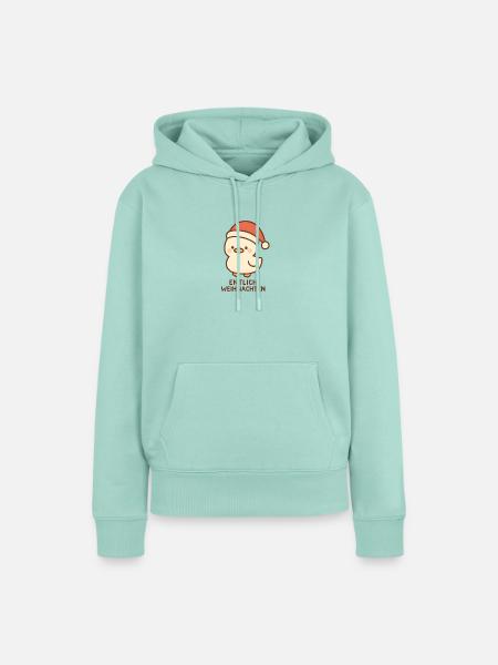 entlich weihnachten - Frauen Premium Bio Hoodie - Mint 
