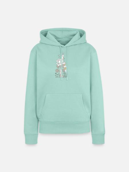 Tätowiermaschine - Frauen Premium Bio Hoodie - Mint