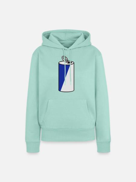 Getränkedose / can (3c) - Frauen Premium Bio Hoodie - Mint