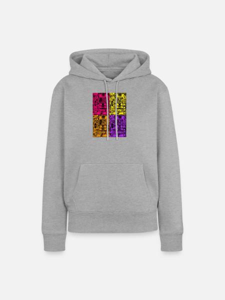 Musik für immer! - Frauen Premium Bio Hoodie - Grau meliert