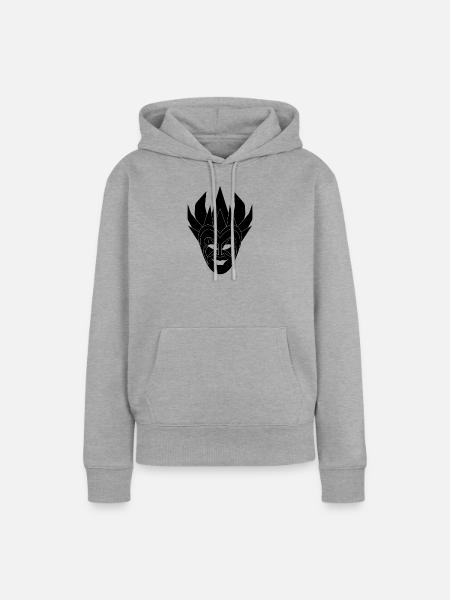 Techno Stuff - Frauen Premium Bio Hoodie - Grau meliert