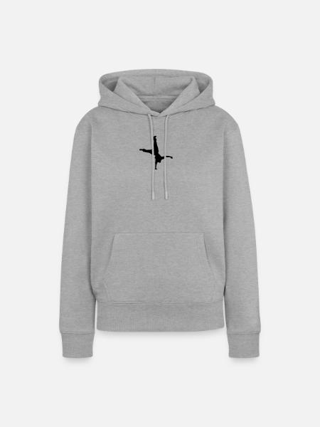WPF Handstand - Frauen Premium Bio Hoodie - Grau meliert