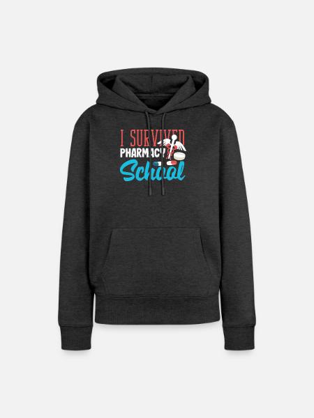 Apotheker Pharmazeutisch-technischer - Frauen Premium Bio Hoodie - Anthrazit meliert
