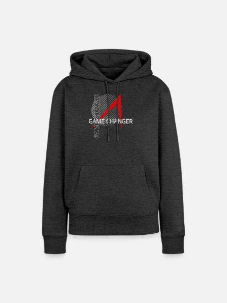 game changer - Frauen Premium Bio Hoodie - Anthrazit meliert