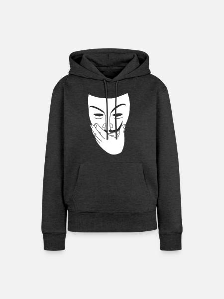 Offenbarung - Frauen Premium Bio Hoodie - Anthrazit meliert