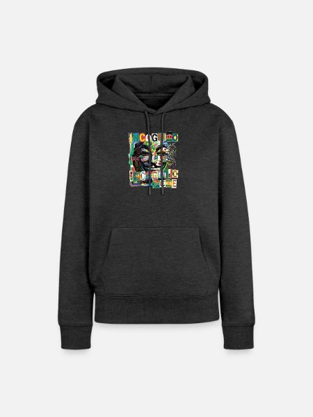 Incognito Mode - Frauen Premium Bio Hoodie - Anthrazit meliert