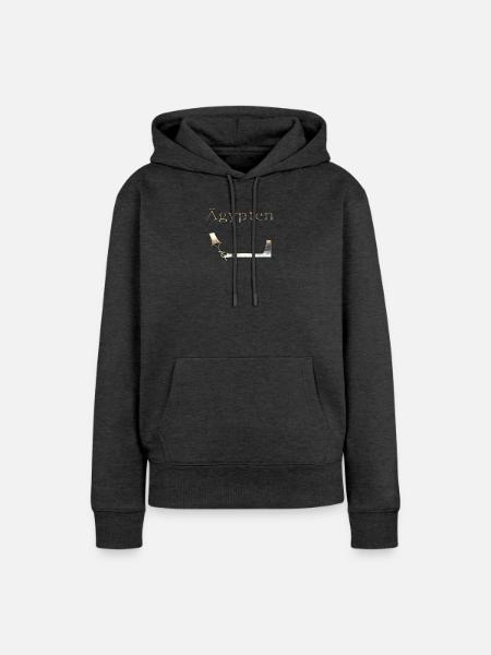 Ägypten 79 - Frauen Premium Bio Hoodie - Anthrazit meliert