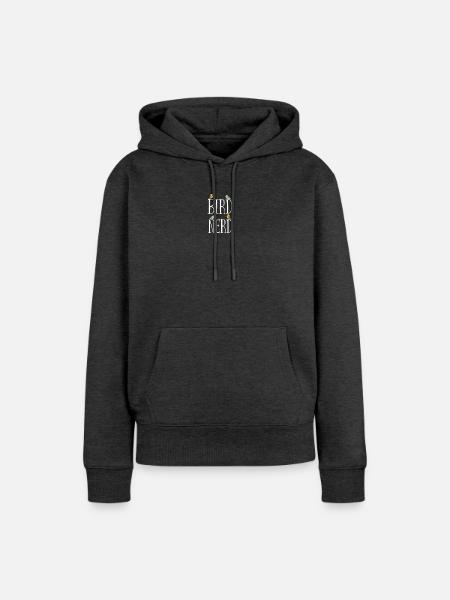Vogelbeobachter Vogel Nerd - Frauen Premium Bio Hoodie - Anthrazit meliert