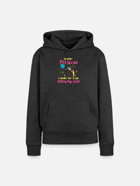 Astrophysik Student - Frauen Premium Bio Hoodie - Anthrazit meliert