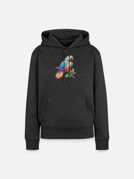 Aras Ara - Frauen Premium Bio Hoodie - Anthrazit meliert