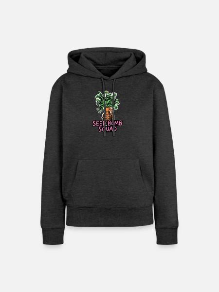 Seeds Planting Future - Frauen Premium Bio Hoodie - Anthrazit meliert