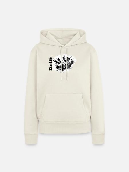 Drifter - Frauen Premium Bio Hoodie - Naturweiß