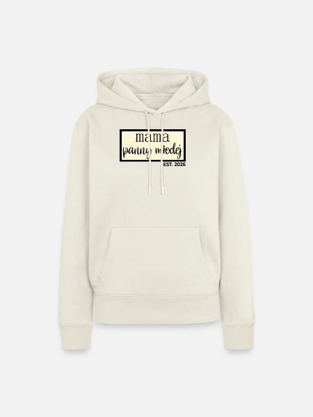 Mutter der Braut 2026 - Frauen Premium Bio Hoodie - Naturweiß