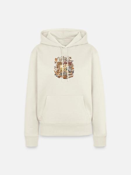 Whisk Me Away – Backen Humor Bäcker Geschenk - Frauen Premium Bio Hoodie - Naturweiß