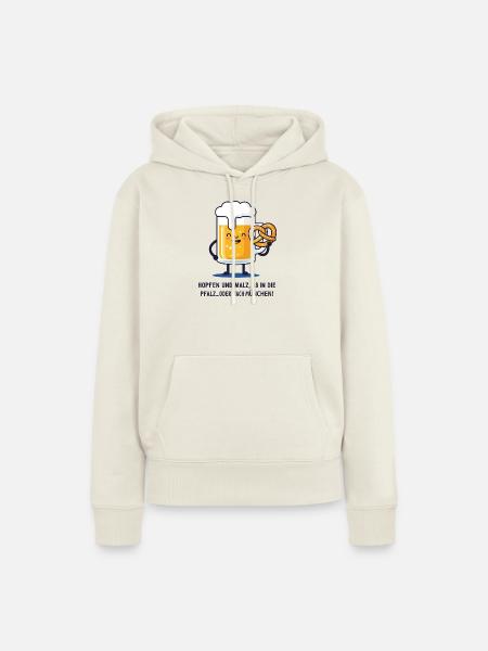 Bierfest - Frauen Premium Bio Hoodie - Naturweiß