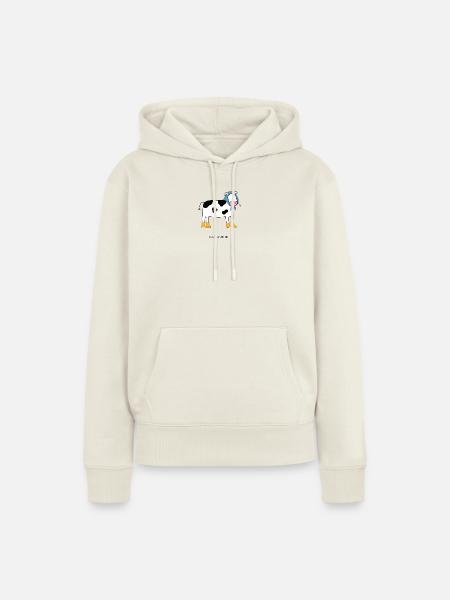 In der Ära meines Landes - Frauen Premium Bio Hoodie - Naturweiß