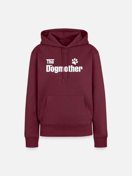 Hund Dog - Frauen Premium Bio Hoodie - Burgunderrot
