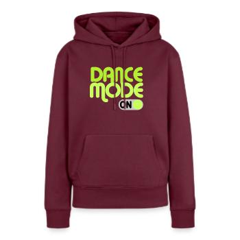 MODE DE DANSE UN CADEAU DE T-SHIRT EN DANSE FUNNY - Sweat à capuche Premium bio Femme - bourgogne - Devant - Julia (174cm)