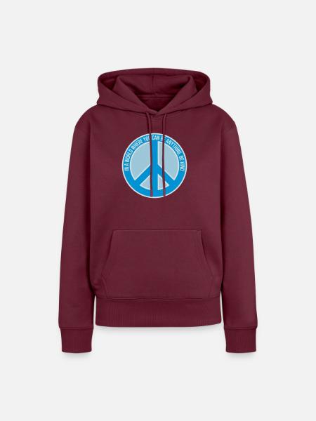 you can be kind - Frauen Premium Bio Hoodie - Burgunderrot