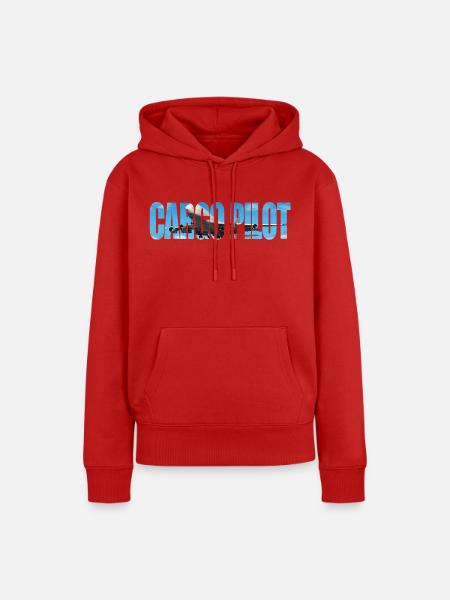 Cargo pilot - Frauen Premium Bio Hoodie - Rot