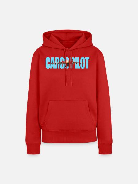 Cargo pilot An-225 - Frauen Premium Bio Hoodie - Rot